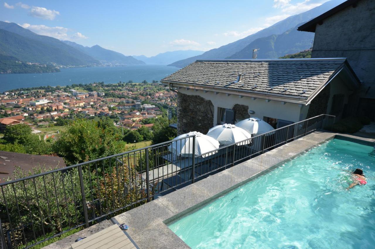 Casa Di Campagna Rosina Con Piscina E Vista Lago Gravedona Εξωτερικό φωτογραφία